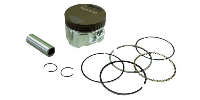 KIT PISTON AKT 125 NE / NKD  / TTR / NXR 125  (0.25)