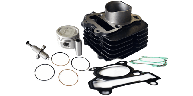 KIT CILINDRO COMP. + TENSOR DE CADENILLA MODELO VIEJO - TVS 100 SPORT